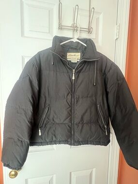 Eddie Bauer Black Down Jacket